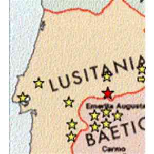 Click para ampliar. Pulsa en el nombre para ver la ficha. Fundación Mérida 03_Ciudades con epíteto Iulia